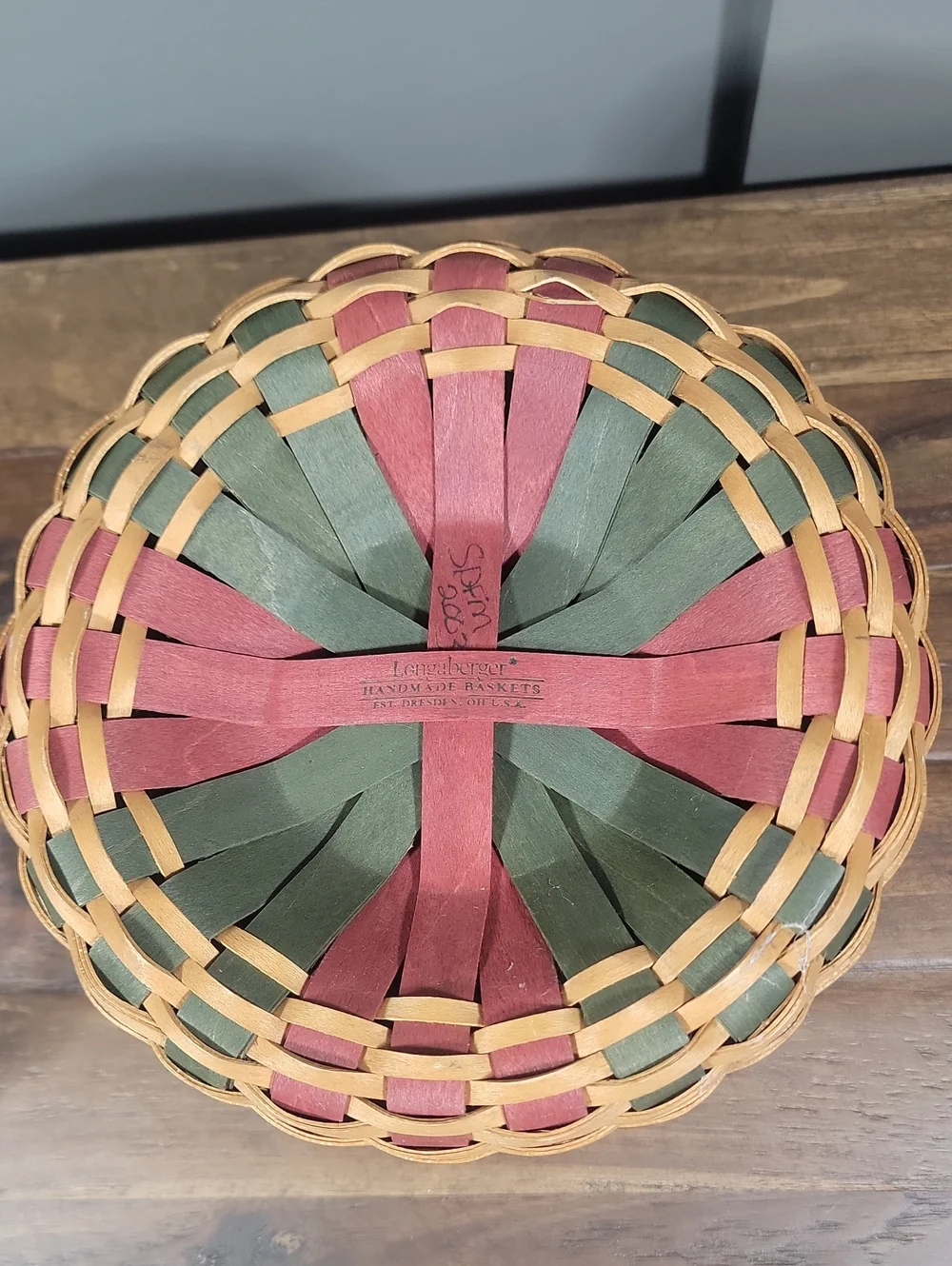 Vintage Longaberger Holiday Basket